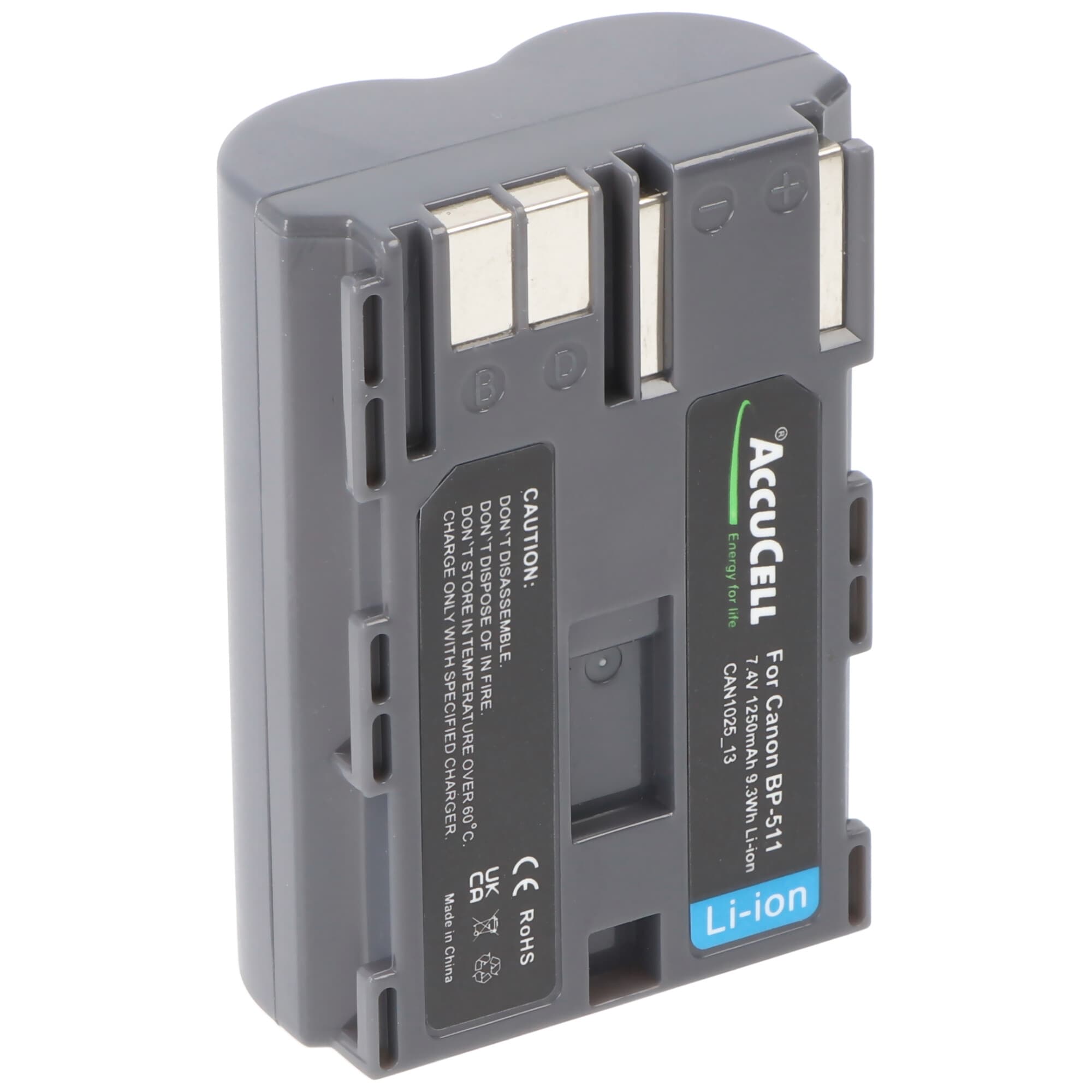 AccuCell batterie compatible avec les appareils photo numériques Canon FV30