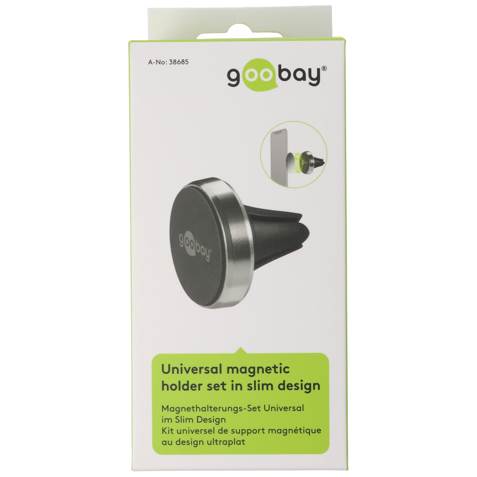 Kit de montage magnétique universel pour smartphone - pour un montage facile et sécurisé dans le véhicule