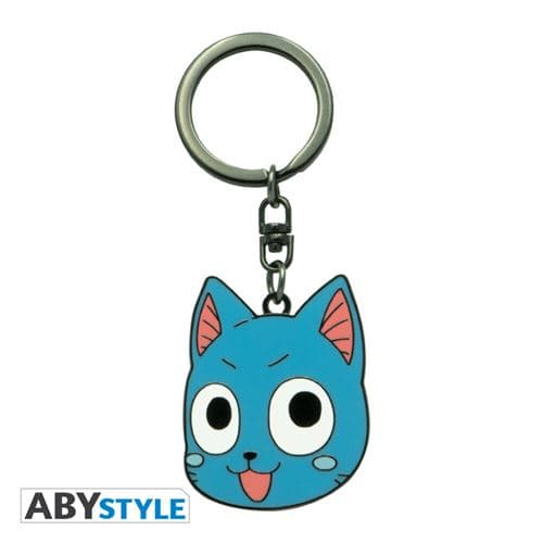 Porte-cles Pvc - Fairy Tail - Tete Happy